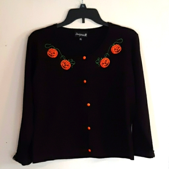 Sourpuss Pumpkin Queen Cardigan Xxl 